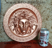 Load image into Gallery viewer, History Medusa Artifact Carved wall plaque Sculpture Statue 12" www.Neo-Mfg.com high relief c6