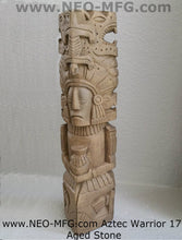 Load image into Gallery viewer, History Aztec Maya Mesoamerica Totem Medicine Man Artifact Stelae Sculpture Statue Neo-Mfg 17" home decor