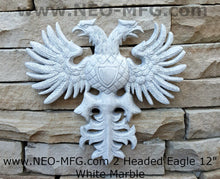 Load image into Gallery viewer, Phoenix double headed Eagle Coat of Arms sculpture wall frieze 12" www.Neo-Mfg.com