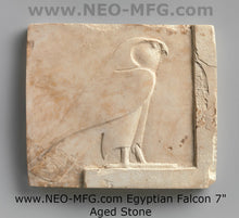 Load image into Gallery viewer, History Egyptian Falcon Stela Fragment Sculptural wall relief plaque www.Neo-Mfg.com 7" museum reproduction b20