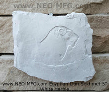 Load image into Gallery viewer, History Egyptian Lion Sekhmet Stela Fragment Sculptural wall relief plaque www.Neo-Mfg.com 5" k14