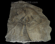 Load image into Gallery viewer, Assyrian cavalryman horse Sculpture Statue Relief wall fragment www.Neo-mfg.com 13" 1*