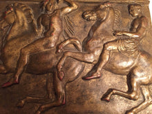 Load image into Gallery viewer, Roman Greek Parthenon Horsemen rider Artifact Carved Sculpture Statue www.Neo-Mfg.com 17"