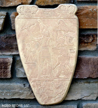 Load image into Gallery viewer, History Egyptian Palette of Narmer Sculptural wall relief www.Neo-Mfg.com 15"
