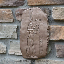 Load image into Gallery viewer, History Egyptian Nefertiti Thebes Sculptural wall relief www.Neo-Mfg.com 11" a21