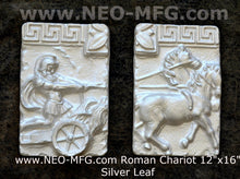 Load image into Gallery viewer, Charge of the Roman Charioteer Sculpture Statue White finish Chariot Horse 2pc Neo-mfg m4
