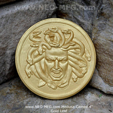 Load image into Gallery viewer, History Medusa design Artifact Carved Sculpture Statue cameo 4" www.Neo-Mfg.com
