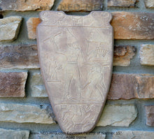 Load image into Gallery viewer, History Egyptian Palette of Narmer Sculptural wall relief www.Neo-Mfg.com 15"