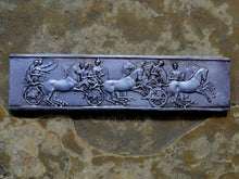 Load image into Gallery viewer, History Roman 3 Chariots Stela Fragment Sculptural wall relief plaque www.Neo-Mfg.com 9"