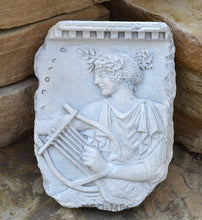 Load image into Gallery viewer, Roman Greek Parthenon harp lyrer music Artifact Carved Sculpture Statue www.Neo-Mfg.com e11
