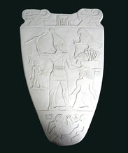 Load image into Gallery viewer, History Egyptian Palette of Narmer Sculptural wall relief www.Neo-Mfg.com 15"