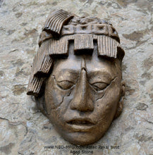 Load image into Gallery viewer, History Aztec Maya K&#39;inich Janaab&#39; Pakal king Sculpture bust home wall decor Museum Reproduction
