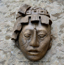 Load image into Gallery viewer, History Aztec Maya K'inich Janaab' Pakal king Sculpture bust home wall decor Museum Reproduction