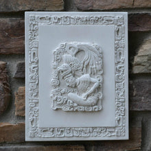 Load image into Gallery viewer, History Aztec Maya Kukulkan framed stone Sculpture Statue 12" Tall www.Neo-Mfg.com