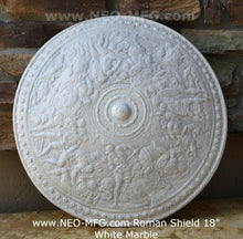 Load image into Gallery viewer, Roman Greek Battle shield Sculptural Wall relief www.Neo-Mfg.com 18.5" Museum Reproduction