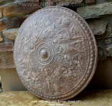 Load image into Gallery viewer, Roman Greek Battle shield Sculptural Wall relief www.Neo-Mfg.com 18.5" Museum Reproduction