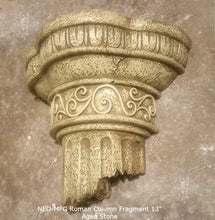 Load image into Gallery viewer, Roman Greek Wall Column plaque Fragment relief www.Neo-Mfg.com 13&quot; each
