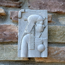 Load image into Gallery viewer, History Egyptian Queen Sculptural wall relief plaque www.Neo-Mfg.com 7.25" b30
