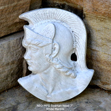 Load image into Gallery viewer, Roman Greek Spartan Bust Sculptural wall relief plaque home decor 7" www.Neo-Mfg.com k37