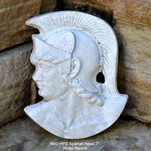 Load image into Gallery viewer, Roman Greek Spartan Bust Sculptural wall relief plaque home decor 7" www.Neo-Mfg.com k37