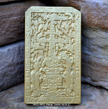 Load image into Gallery viewer, History Aztec Mayan sarcophagus of king K’inich Janaab’ Pakal wall plaque art 8.5" www.Neo-Mfg.com g6