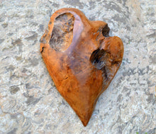 Load image into Gallery viewer, Solid Aged wood Heart wall home decor sculpture 17" x 14" www.NEO-MFG.com - 1 of a kind - Love