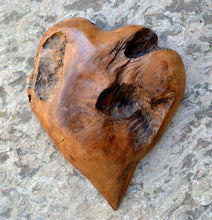 Load image into Gallery viewer, Solid Aged wood Heart wall home decor sculpture 17" x 14" www.NEO-MFG.com - 1 of a kind - Love