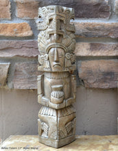 Load image into Gallery viewer, History Aztec Maya Mesoamerica Totem Medicine Man Artifact Stelae Sculpture Statue Neo-Mfg 17" home decor