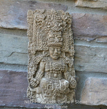 Load image into Gallery viewer, History Aztec Mayan The Great Turtle P Stelae Quirigua 10" wall sculpture statue plaque www.NEO-MFG.com j11