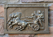 Load image into Gallery viewer, Roman Greek Chariot Thorvaldsen Alexander Great & Nike Artifact Carved Sculpture Statue www.Neo-Mfg.com 12" h10