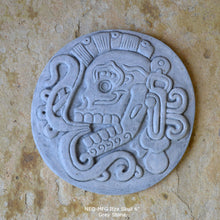 Load image into Gallery viewer, History Aztec Maya Mesoamerica Chichen Itza Skull plaque wall Sculpture Statue www.Neo-Mfg.com 6&quot;
