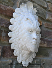Load image into Gallery viewer, Nature GREENWOMAN HEATHER wall sculpture Garden statue 17" Neo-Mfg