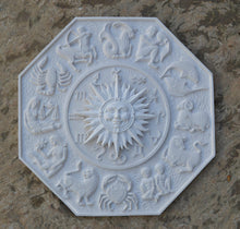 Load image into Gallery viewer, Zodiac Sculptural wall relief plaque home decor 17" www.Neo-Mfg.com