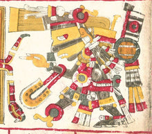 Load image into Gallery viewer, Aztec Maya Artifact Carved Tezcatlipoca & Chalchiuhtlicue Sculpture Statue 16" www.Neo-Mfg.com Wall art Codex