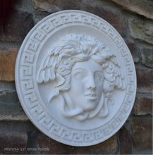 Load image into Gallery viewer, History Medusa Artifact Carved wall plaque Sculpture Statue 12&quot; www.Neo-Mfg.com high relief c6
