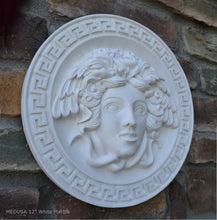 Load image into Gallery viewer, History Medusa Artifact Carved wall plaque Sculpture Statue 12" www.Neo-Mfg.com high relief c6