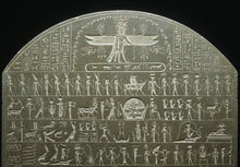 Load image into Gallery viewer, History Egyptian Magic Stela Sculptural wall relief www.Neo-Mfg.com 15"
