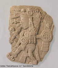 Load image into Gallery viewer, History Aztec Maya Artifact Carved Tezcatlipoca Sculpture Statue 11" Tall www.Neo-Mfg.com Wall art Codex m8
