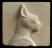 Load image into Gallery viewer, History Egyptian Bastat Cat Votive Sculptural wall relief bust Neo-Mfg 5.5&quot; home decor k23
