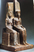 Load image into Gallery viewer, Egyptian God Amun & Mut Sculpture museum reproduction art 7" www.Neo-Mfg.com home decor