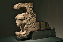 Load image into Gallery viewer, Aztec Mayan Queen of Uxmal Architectural element bust Sculpture 4" www.Neo-Mfg.com home decor