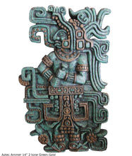 Load image into Gallery viewer, Aztec Mayan Ammer Sculptural wall relief plaque 14" www.Neo-Mfg.com home decor L2