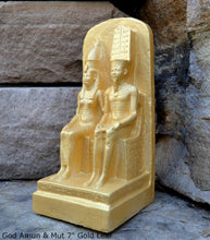 Load image into Gallery viewer, Egyptian God Amun & Mut Sculpture museum reproduction art 7" www.Neo-Mfg.com home decor