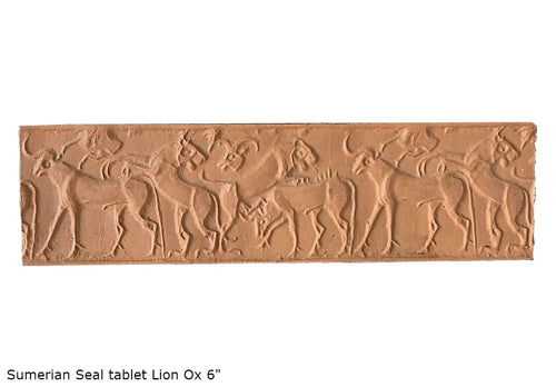 Sumerian Seal tablet Plaque Hieroglyphics wall plaque art 6