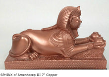 Load image into Gallery viewer, Egyptian SPHINX of Amenhotep III Artifact Carved Sculpture Statue 7" ww.Neo-Mfg.com Home decor