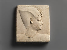 Load image into Gallery viewer, History Egyptian King Prince head Stela Fragment Sculptural wall relief plaque www.Neo-Mfg.com 12" h17