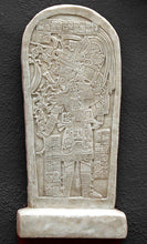 Load image into Gallery viewer, Aztec Mayan Petén Machaquilá Stela 3 wall plaque art Sculpture 15" www.Neo-Mfg.com Museum reproduction L15