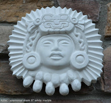 Load image into Gallery viewer, Aztec Inca Zapotec Idol ceremonial mask sculpture wall plaque art www.neo-mfg.com 8" home garden decor n8