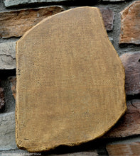 Load image into Gallery viewer, History Egyptian Rosetta Stone Sculpture Statue 12" Tall www.Neo-Mfg.com home decor Museum reproduction