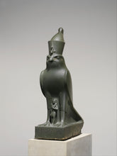Load image into Gallery viewer, History Egyptian Horus Protecting King Nectanebo II www.Neo-Mfg.com 17" Home decor Rare